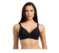 Spiman Reggiseno Senza Ferretto in Cotone Elastico, Coppe Preformate Non Imbottite, Spalline Regolabili, Coppa B, Art.2177 (IT, Taglia della Coppa & Taglia della Fascia, B, 2, Nero)