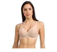 Spiman Reggiseno Senza Ferretto in Cotone Elastico, Coppe Preformate Non Imbottite, Spalline Regolabili, Coppa B, Art.2177 (IT, Taglia della Coppa & Taglia della Fascia, B, 4, Nudo)
