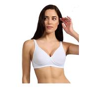 Spiman Reggiseno Senza Ferretto in Cotone Elastico, Coppe Preformate Non Imbottite, Spalline Regolabili, Coppa B, Art.2177 (IT, Taglia della Coppa & Taglia della Fascia, B, 3, Bianco)