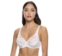 Spiman Reggiseno Siria con Ferretto, Cotone e Pizzo (2C, Bianco)