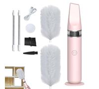 Spin Duster - Spazzola di pulizia regolabile da 1 pollice, 360 detergenti rotanti automaticamente, strumento di raccolta della polvere, manico ergonomico leggero con morbido materiale sintetico |