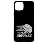 Spin Happens Funny Table Tennis Player Racket Paddle Zone Custodia per iPhone 15 Plus