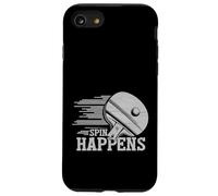 Spin Happens Funny Table Tennis Player Racket Paddle Zone Custodia per iPhone SE (2020) / 7/8