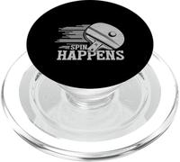 Spin Happens Funny Table Tennis Player Racket Paddle Zone PopSockets PopGrip per MagSafe