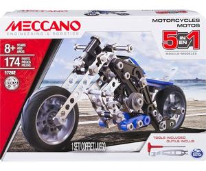 SPIN MASTER 17202 - Meccano Set 5 Modelli Motocicletta