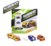 Spin Master - 6019550-2 Veicoli in Miniatura Nano velocità ha Retrofriction- Modello Casuale
