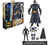 DC Comics , Action Figure Batman Adventures, Supereroe Giocattolo in Scala, Personaggio Batman Alto 30 cm, Supereroe con 16 Accessori e 17 Punti di Articolazione, Giochi per Bambini e Bambine, 4+ Anni