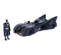 Spin Master DC Comics, Batman '89 Batmobile & Batman Action Figure Set da 10 cm Retro Batman Action Figure per Collector's Edition, per fan dai 4 anni in su