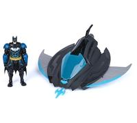 Spin Master DC Comics, Batman Ninja, Batwing con Blaster Proiettile + 15 cm Action Figure per Bambini dai 4 Anni in su
