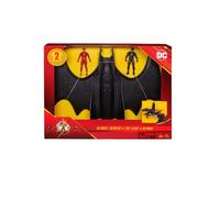 DC Comics, The Flash Ultimate Batwing Set The Flash y Batman figuras de acción, juego de 4 pulgadas para niños y niñas de 3 años en adelante