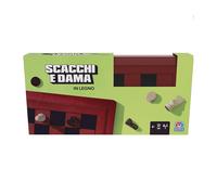 Spin Master Editrice Giochi Set Scacchi e Dama in Elegante Valigetta di legno