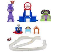 Paw Patrol, Pista per Macchinine Total City Rescue con Veicolo di Marshall Film, Scala 1:55, Giocattoli per Bambini dai 3 Anni in su