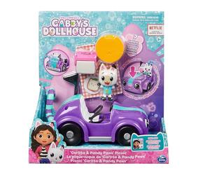 Spin Master Gabby's Dollhouse, La macchina di Carlita con Pandi Panda