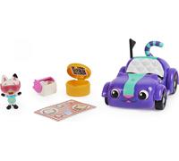 Gabby's Dollhouse , La macchina di Carlita con personaggio Pandi Panda e accessori, giochi per bambini dai 3 anni in su