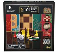 Spin Master Games, 101 Giochi, Scacchi, Dama, Backgammon, Dadi | Oltre 100 Giochi In Un Unico Set, Gioco Educativo Stem, Dama, Scacchi, Pachisi, Ragionamento Critico