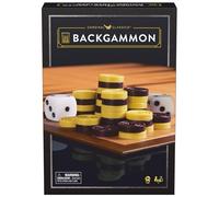 Spin Master Games, Backgammon, Gioco di Strategia, 6+ | Set Completo Per Il Backgammon, 2 Dadi, 30 Pedine, 2 Giocatori, Ragionamento Critico, Gioco Educativo Stem, Dai 6 Anni In Su