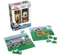 SPIN MASTER GAMES Disney Enigles Disney Mickey Mouse 2-Pack 36 pezzi puzzle puzzle nei tubi di stoccaggio Disney Toys Disney Topolino Clubhouse per b