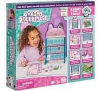 Spin Master - Games Gabby s Dollhouse, Quartier Generale con 8 Giochi da Tavolo