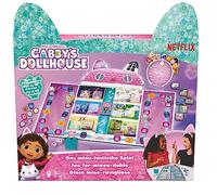 Spin Master Games Gabby's Dollhouse Miau-tastisches Spiel-Gioco da tavolo per la popolare serie prescolare su Netflix, per 2-4 giocatori, ideale per bambini dai 4 anni in su, Colore bianco, 6068673