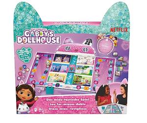 Spin Master Games Gabby's Dollhouse, gioco tastico MIAU, gioco da tavolo per la popolare serie prescolare su Netflix, per 2-4 giocatori, ideale per bambini dai 4 anni in su