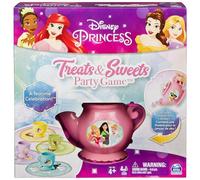 Spin Master Games Disney Princess Treats & Sweets Party Gioco da Tavolo, per Bambini e Famiglie dai 4 Anni CGI KGM Tea GBL, Multicolore, 6061716