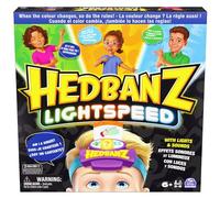 Spin Master Hedbanz Lightspeed - Gioco di luci e suoni, giochi per famiglie, giochi per famiglie, giochi per bambini, giochi di carte per famiglie e bambini dai 6 anni in su