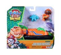 Paw Patrol: The Dino Movie, hovercraft Zuma Dino Rescue con tenaglia di salvataggio estendibile, 2 action figure e un veicolo collezionabili, giocattoli per bambine e bambini dai 3 anni in su