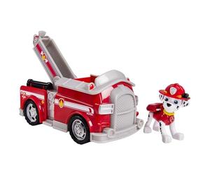 Spin Master Nickelodeon, Paw Patrol Personaggio con Veicolo, Marshall e Il Suo Camion dei Pompieri