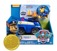 Spin Master Nickelodeon, Paw Patrol Veicolo con Personaggio, Chase e Il Suo Cruiser