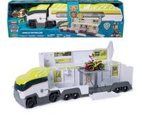 Paw patrol jungle patroller con ascensore, effetti sonori e spazio per 6 veicoli - include ryder e atv