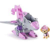 PAW Patrol | Veicolo Dino Rescue di Skye | Elicottero con motore a retrocarica | Personaggio e Dinosauro Misterioso inclusi | Giochi per bambini dai 3 anni in su