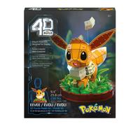4D Build, Kit di modellismo 3D Pokémon Eevee, Personaggio dei Pokémon, arredo per scrivania, 238 Pezzi, dai 12 Anni in su