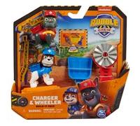 Spin Master Figurina Paw Patrol Rubble Crew Charger And Wheeler