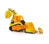Rubble & Crew, Bulldozer Attrezzato leggendario di Rubble, Veicolo Giocattolo con Action Figure, Giocattoli di Paw Patrol per Bambini e Bambine dai 3 Anni in su
