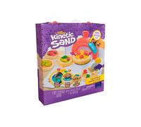 Kinetic Sand, Set di Gioco Squish Pizza, con 452 g di Sabbia e 5 Attrezzi, Giocattoli per Bambini e Bambine, 5+ Anni
