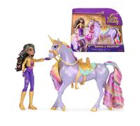 Set Unicorn Academy, Sophia & Wildstar con 2 Accessori Per l'Equitazione e Strumento per lo Styling dei Capelli, Bambole e Unicorni Giocattolo per Bambine, 4+ Anni
