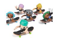 Spin Master Tech Deck Sk8 Crew Fingerboard con Personaggio, Mini Skateboard