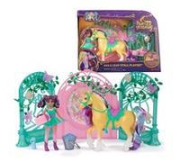 Spin Master Unicorn Academy Ava & Einhorn Leaf Stall Spielset mit 6072051