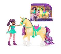 Unicorn Academy, Ava & Leaf Set with 2 Riding Accessories and Hair Styling Tool,