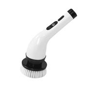 Spin Scrubber Elettrico Spazzola di Pulizia Senza Fili con 8 Testine Spazzolone Power Scrubber con Manico di Estensione Regolabile Ideale per Pulizia Bagni