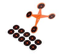Spin Target | Rotating Reactive 10 Paper Sheets - | Dynamic Training Spin Target | For Backyard Lawn Garden Park Outdoor Games Family Fun Camping Skill Training