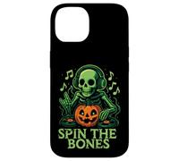 Spin the Bones DJ Skeleton Custodia per iPhone 14