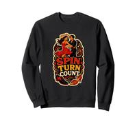 Spin Turn Count Danza Passi Ritmo Felpa