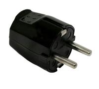 Spina 10/16A, ideale per connessioni sicure. Con il suo design robusto da 4,8 mm ed elegante colore nero, è perfetto per uso domestico e industriale. Assicura la tua elettricità.