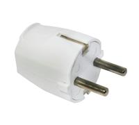 Spina 10/16A, ideale per molteplici applicazioni elettriche. Con uno spessore di 4,8 mm e colore bianco, assicura connessioni sicure e affidabili ai tuoi dispositivi.