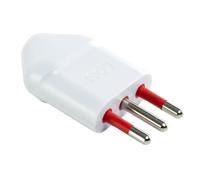 Spina 10A 2P+T, bianco, serie Emilia Specialist - Rosi RS9701B