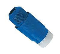 Spina 30 A 220 V blu e Cappuccio impermeabile chiusura a scatto