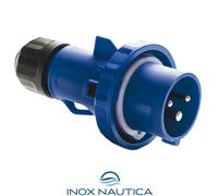 SPINA 32A MASCHIO TRIPOLARE IMPERMEABILE PER CAVO BANCHINA BARCA NAUTICA