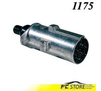 Spina 7 Poli 24V Alluminio Iso 1185 Attacchi lamellari da 6,3mm