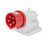 Spina fissa da parete Gewiss 3P+T 16A IP44 rossa 380V GW60408